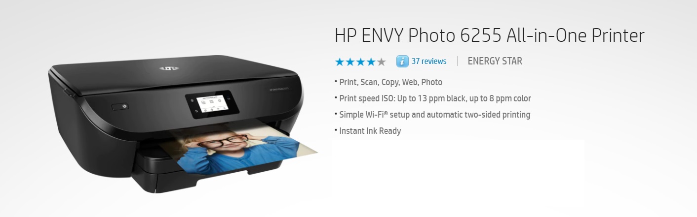 raid automat Hellere HP ENVY Photo 6255 All-in-One Printer